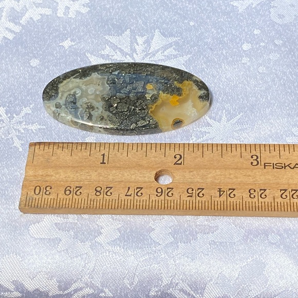 Druzy Marcasite Cabochon - Picture 15 of 16